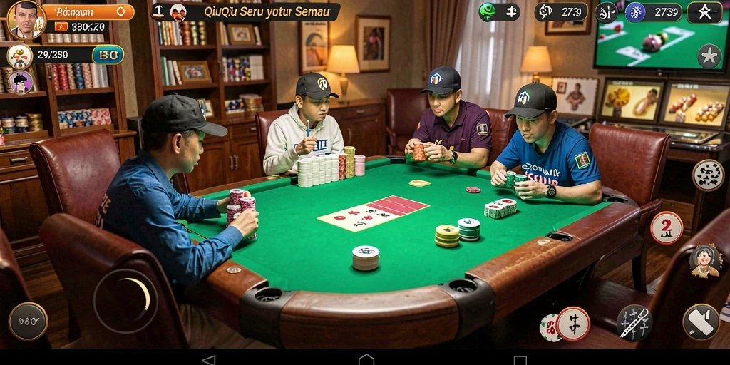 Tampilan gameplay QiuQiu yang seru dan kompetitif dalam 2739.