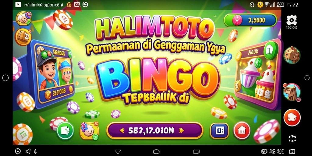 Tampilan gameplay seru dan interaktif dari HALIMTOTO.
