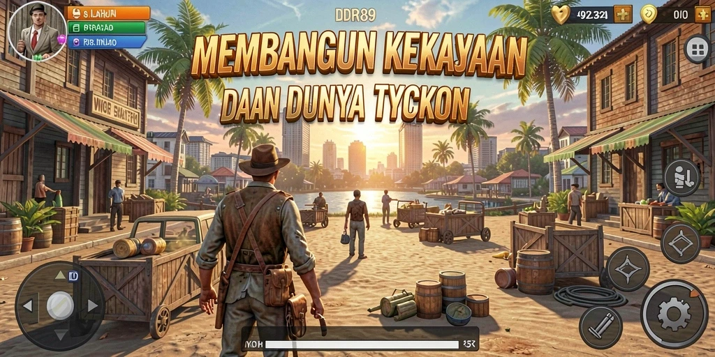 Tampilan gameplay <strong>IDR89</strong> yang mendebarkan dengan elemen Tycoon yang menarik.