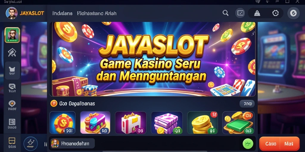 Tangkapan layar gameplay JAYASLOT yang menggembirakan dan menegangkan.