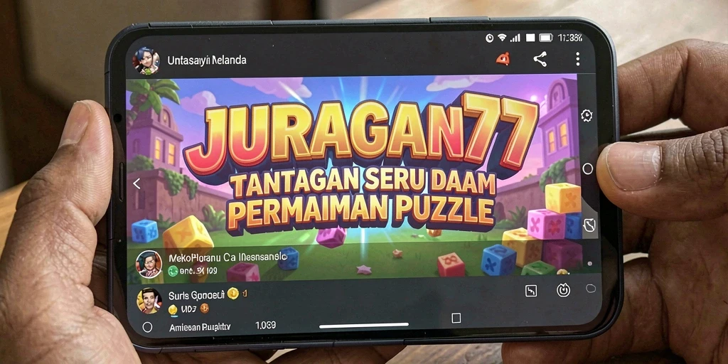 Gameplay seru di JURAGAN77 dengan tantangan puzzle yang menantang.
