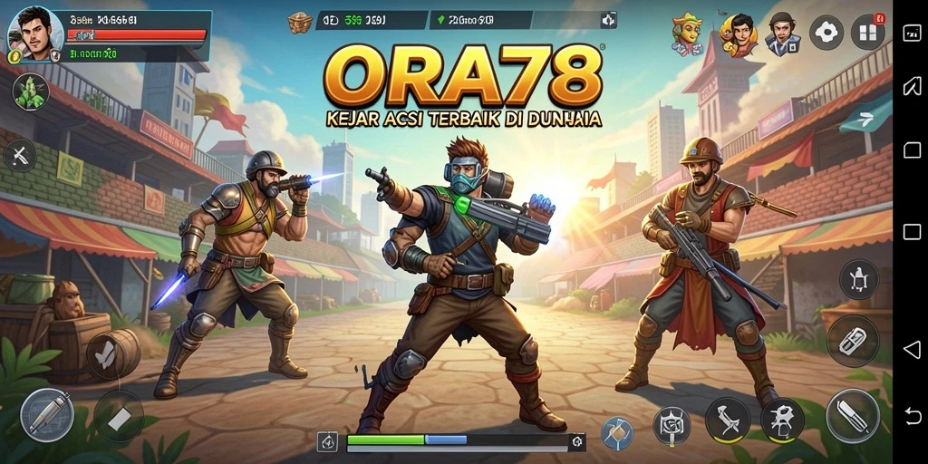 Screenshot menampilkan aksi seru dalam game ORA78.
